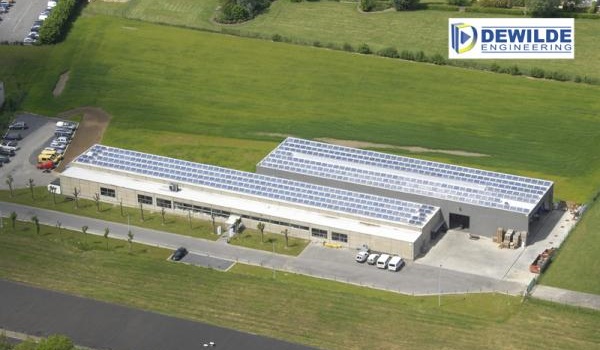 Dewilde installeert 100 kW piek zonne-energie