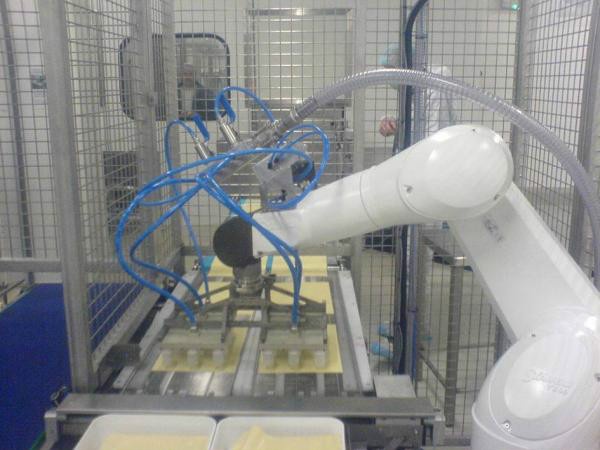 robot pour la manipulation de pâte