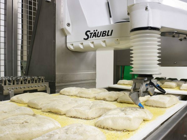 Robotcel voor het insnijden van brood (220 sneden/minuut)